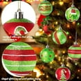 thumbnail image 5 of Christmas Decorations, 12 PCS Painted Christmas Ornaments Balls Set, 2.4" Christmas Tree Pendant，christmas Tree Decorations, 5 of 6