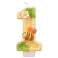 thumbnail image 2 of Birthday Party Decor, First Birthday Candle, Daisy Birthday Party Decorations, One Candle for First Birthday, Whimsical Spring Themed Number 1 Candle, and Steady for Memorable, 2 of 6