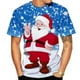 thumbnail image 1 of Camisetas navideñas con estampado 3d divertido de Papá Noel, camisetas de gran tamaño, camisetas para hombre, camisas informales de vacaciones de verano con cuello redondo, ropa Harajuku para hombre, 1 of 4
