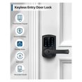 thumbnail image 4 of Front Door Keyless Entry Lock With Touchscreen Keypad, Anti-Peep Feature, Auto-Lock, Matte Black Finish, 4-Pack ,Multi Purpose, 4 of 4
