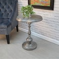 thumbnail image 2 of Carolina Chair & Table Table d'Appoint en Métal Antique Nickle Pearson, 2 of 4