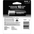 thumbnail image 2 of Duracell Rechargeable, Pre-Charged NiMH Batteries - 4-Pk. AAA, 2 of 7