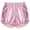 Pink, variant on TiaoBug Women Metallic Shorts Shiny Rave Booty Shorts Hot Pants Yoga Dance Bottoms Pink L