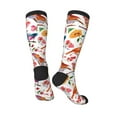 thumbnail image 4 of Balery Flowers Birds And Butterflies Printed Novelty Socks Men's Women's Crew Socks Sports Socks Knee High Socks Cotton Socks Quirky and Cool Socks, 4 of 9