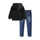thumbnail image 4 of Odeerbi 2-11 Años Niños Niñas Conjuntos Impreso Sudaderas Con Capucha Conjunto Niños Cuello Redondo Manga Larga Sudaderas Con Capucha Pantalones Denim Trajes, 4 of 9