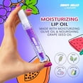 thumbnail image 3 of Blossom Juicy Jelly Moisturizing Lip Care Fruit Flavored Nourishing Lip Oil with Doe Foot Wand Applicator, 0.09 fl oz, Grape, 3 of 6