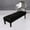 Black, variant on Long Cover, Seat Furniture ,Elastic Covers,Rectangle Stool Covers,Piano Slipcover for Living Room, Bedroom , Dark Gray