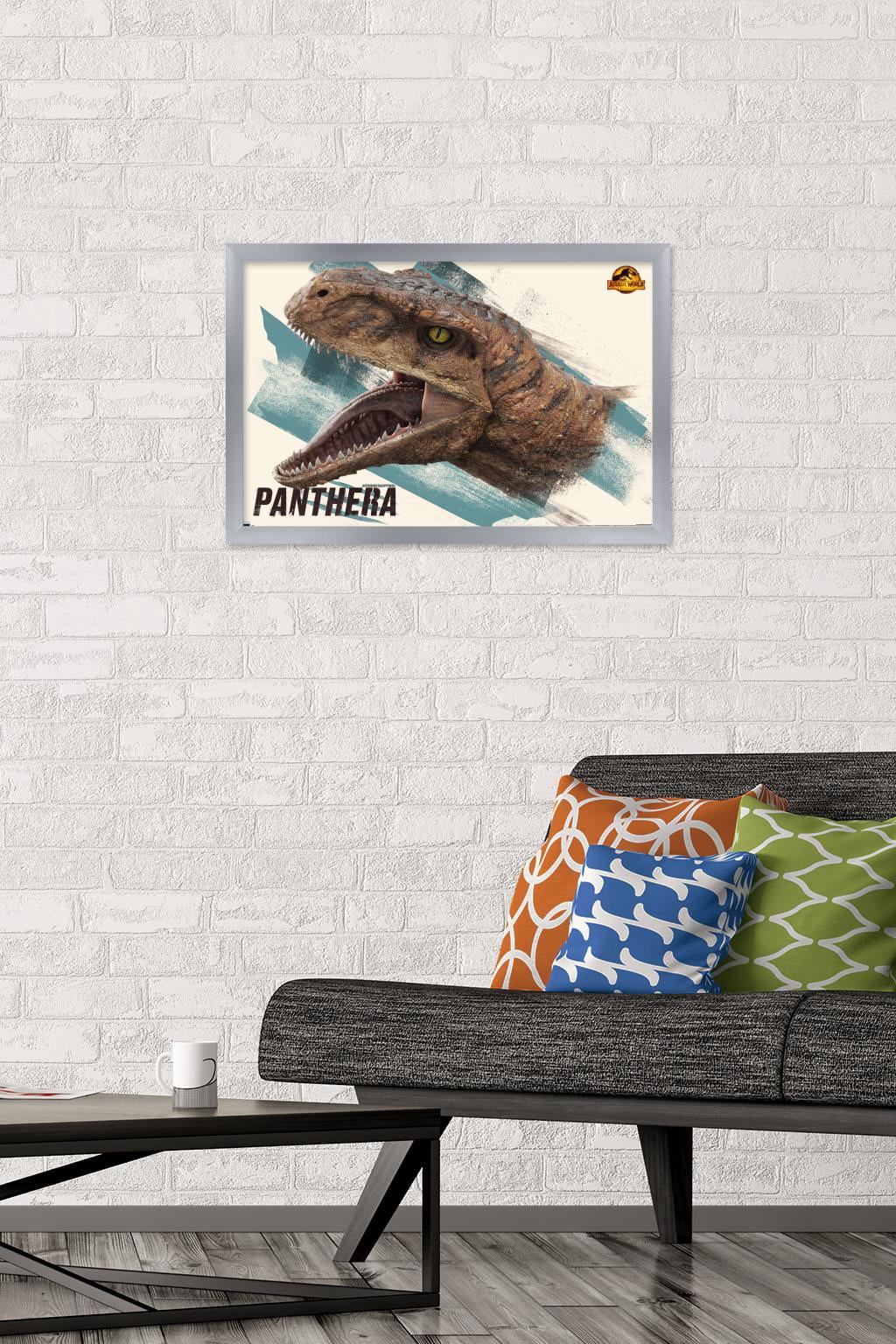 Jurassic World: Dominion - Panthera Wall Poster, 14.725" x 22.375" Framed