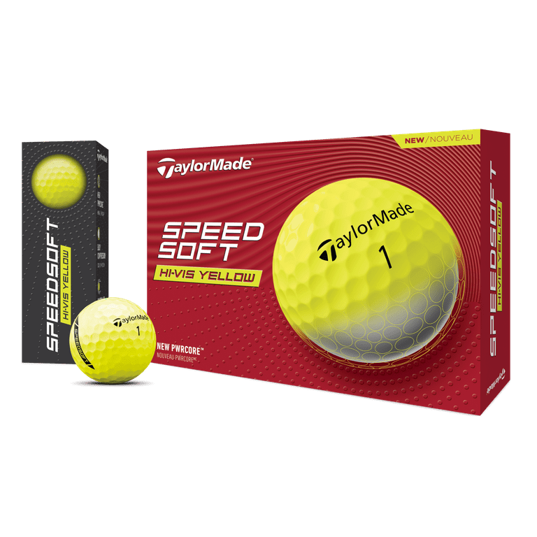 TaylorMade Speed Soft Yellow Golf Balls - Walmart.com