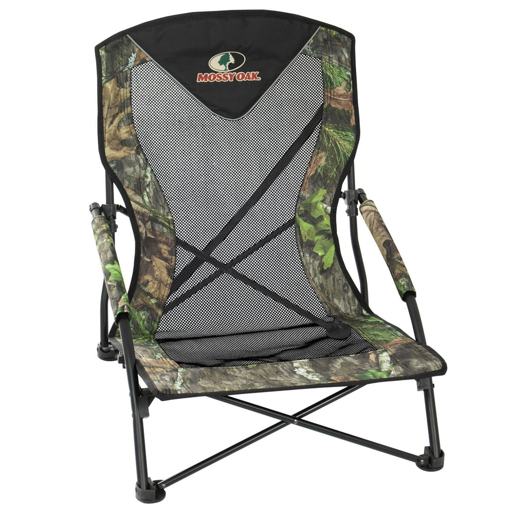 Mossy Oak Low Profile Turkey Hunting Gobbler Chair, Mossy Oak Obsession