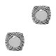 thumbnail image 4 of Kearding Funda para silla Funda protectora Asiento elástico Conjunto de protección para computadora Espesar Sólido Oficina Hogar Boda Sillón Gris plateado/Alfombrilla de asiento 2Conjunto, 4 of 6