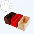 thumbnail image 2 of (Special Offers!) Bag Organizer Felt Fabric Insert 25 30 35 Makeup Handbag, 2 of 5