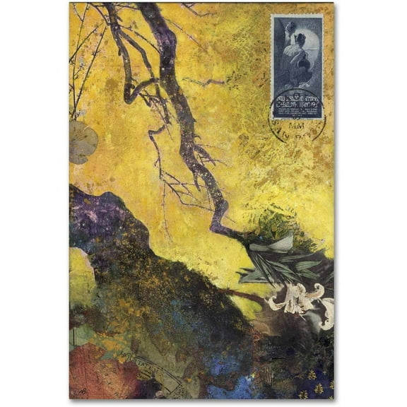 Trademark Fine Art '124 Golden Bough' Canvas Art by Nick Bantock