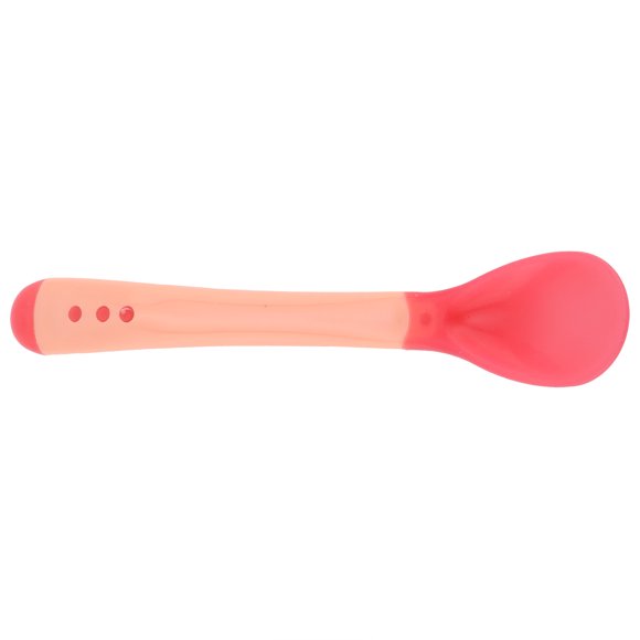 Cucharas con sensor de temperatura Tenedores Cuchara de alimentación suave para bebés Tenedor de entrenamiento apto para gomas (cuchara)
