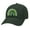 Forest Green, variant on Women's St. Patrick's Day Lucky Clover Rainbow Embroidered Adjustable Hat Baseball Cap, Forest Green