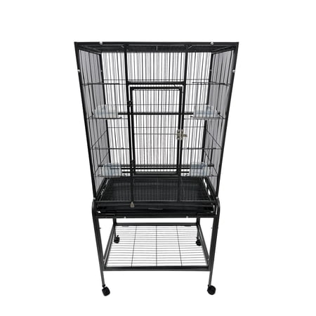 Medium Size Bird Cage Bird Villa Breeding Cage with Feeding Bowls