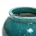 thumbnail image 5 of LuxenHome Green and White Stoneware 11.4-Inch Tall Indoor and Outdoor Jar Vase, 5 of 8