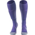 thumbnail image 3 of APTESOL Knee High Soccer Socks Team Sport Cushion Socks for Boys Girls Men Women [3-Pair Purple,L], 3 of 7