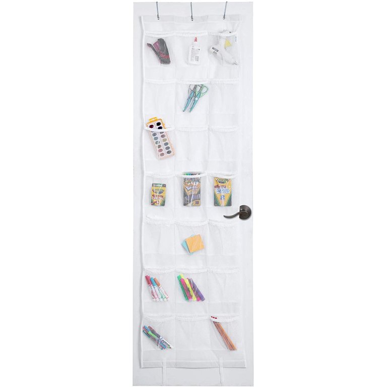 Smart Design Over The Door Organizer - 42 Pockets with Elastic