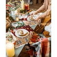 thumbnail image 3 of Christmas Placemats Set of 6 Gingerbread House Christmas Placemats for Dining Table Red Snow Table Mat Winter Holiday Home Party Kitchen Table Decorations, 3 of 6