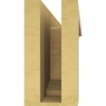 thumbnail image 4 of 5"W x 30"D x 10"H Thin Sheridan Rough Cedar Woodgrain TimberThane Corbel, Primed Tan, 4 of 6