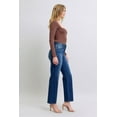 thumbnail image 3 of Judy Blue - Aubrey High Rise Side Seam Detail Straight Jeans (29" Inseam) - 82629, 3 of 7