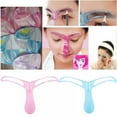 thumbnail image 2 of Eyebrow Drawing Template-Plastic Eyebrow Shaping Tools Eyebrow Makeup Grooming Templates DIY Beauty Accessories 1PC, 2 of 4