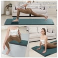 thumbnail image 2 of BAIMA Travel Yoga Mat 8 mm Thick,Multicolor Workout Pads for Home Gym,Portable for Camping or Travel Exercise Mat(Green & Grey), 2 of 7