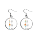 thumbnail image 1 of Nombre del planeta orden del sistema solar Pendientes pendientes de plata colgantes joyas señora Unbranded M, 1 of 3