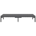 thumbnail image 4 of vidaXL 6 Piece Patio Lounge Set with Cushions Poly Rattan Dark Gray, 4 of 6