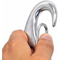 thumbnail image 4 of Abastado Clip de mosquetón pequeño, clip de mástil de bandera de 4 piezas, clip de cuerda marina de acero inoxidable 304, llavero mini mosquetón, mosquetón para correa de perro, camping, vela de, 4 of 6