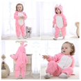 thumbnail image 2 of Kids Animal Cartoon Hooded Bodysuit Outfits -, 2 of 3