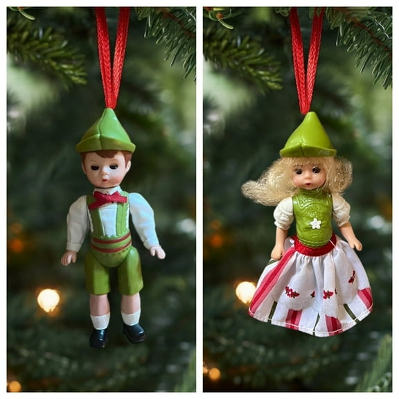 Ornament Madame Alexander Hansel Gretel Doll Set Figure Dangler Charm Figurine
