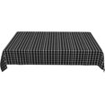 thumbnail image 5 of Rectangle Tablecloth 60x102 Inch, Black White Plaid Rectangle Table Cover Water and Stain Resistant Table Covers Dining Table Cover for Kitchen Dinning Tabletop Outdoor, 5 of 8