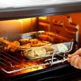 thumbnail image 4 of 2 Pcs Plateaux de Cuisson en Verre pour Pizza, Moules à Riz, Ustensiles de Cuisine, 4 of 9