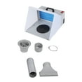 thumbnail image 3 of Airbrush Paint Spray Booth Kit, Portable Paint Spray Booths With Turn Table, Filter And Hose, No Pollution Foldable Paint Booth For Painting Model, Cake, Toy, Craft Hobby, 3 of 8