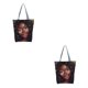 thumbnail image 4 of Qarigey Bolso de lona Cool Black Girl - Estilo afro Exquisita artesanía Gran capacidad Amplia aplicación Type2 NO2, 4 of 6