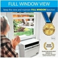 thumbnail image 2 of Soleus Air 12,000 BTU Air Conditioner with Heat Pump Energy Savings 115 Volts Wi-Fi, Saddle Mount, 2 of 7