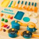 thumbnail image 5 of Juego de cocina, accesorios para alimentos, juego de utensilios de cocina, juguetes con ollas y sartenes, cocina de simulación, regalo para niños de más de 3 años ACTIVE Biensenido a ACTIVE, 5 of 5