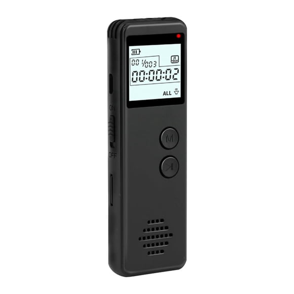 Digital Voice Recorder Voice Activated Recorder Noise Reduction Dictaphone MP3 Player HD Recording 10h Continuous