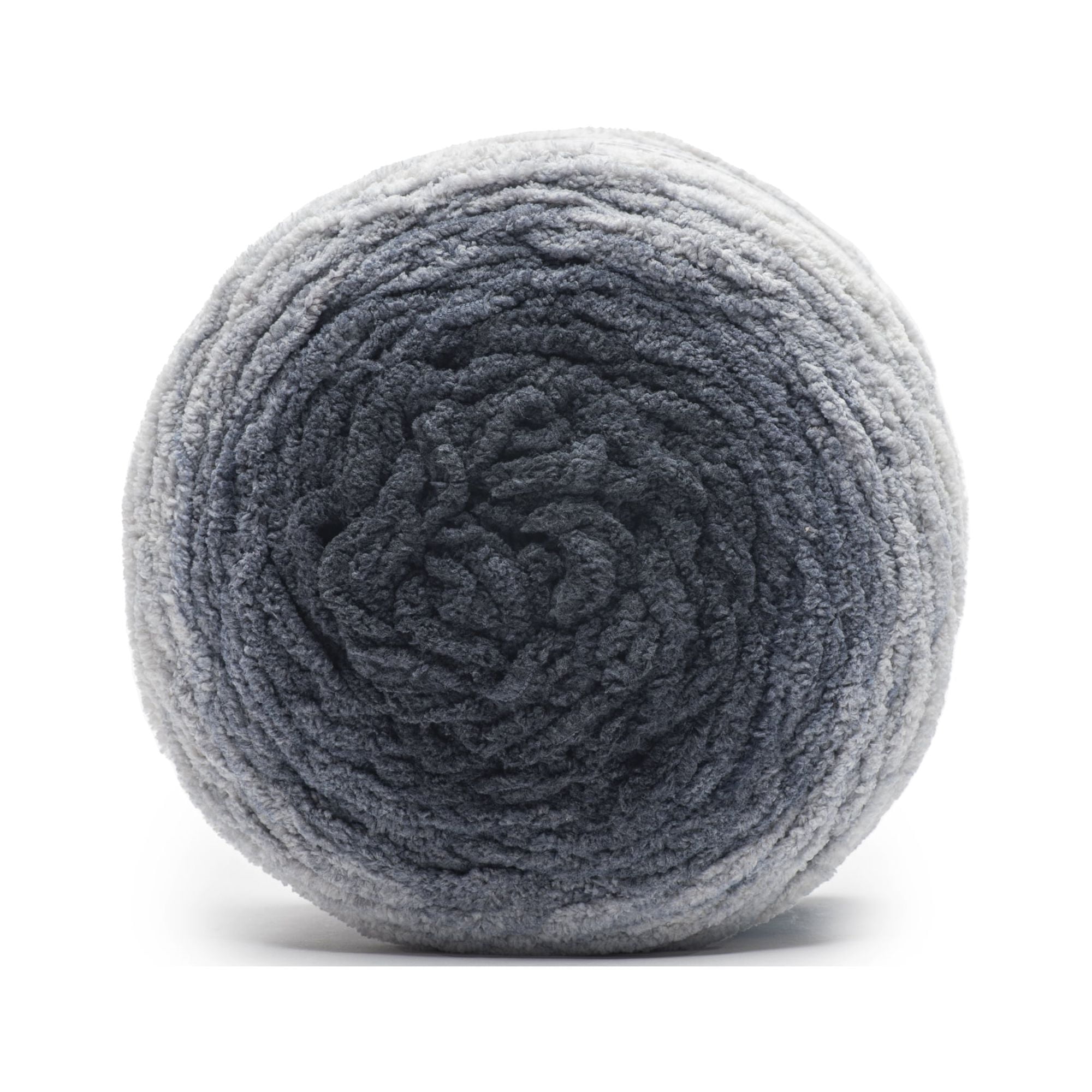 Bernat® Blanket™ Perfect Phasing™ #6 Super Bulky Polyester Yarn, Deep Black 10.5oz/300g, 220 Yards (4 Pack)