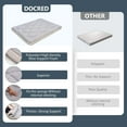 thumbnail image 4 of WYDK Japanese Futon Floor Mattress Twin Size 39"x 80", Floor Mattress Pad, Foldable Tatami Mat Portable Dormitory Sleeping Pad,Roll Up Floor Lounger Bed for Adult,Medium Grey, 4 of 9