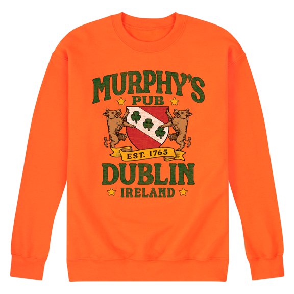 Instant Message - Murphys Pub Dublin - Men's Crew Neck Fleece Pullover