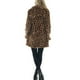 thumbnail image 4 of Pelaje de Peluche, Midi Poliéster Girando El Cuello Leopardo Instintinomio Chaqueta de Felpa Para Comar, 4 of 7
