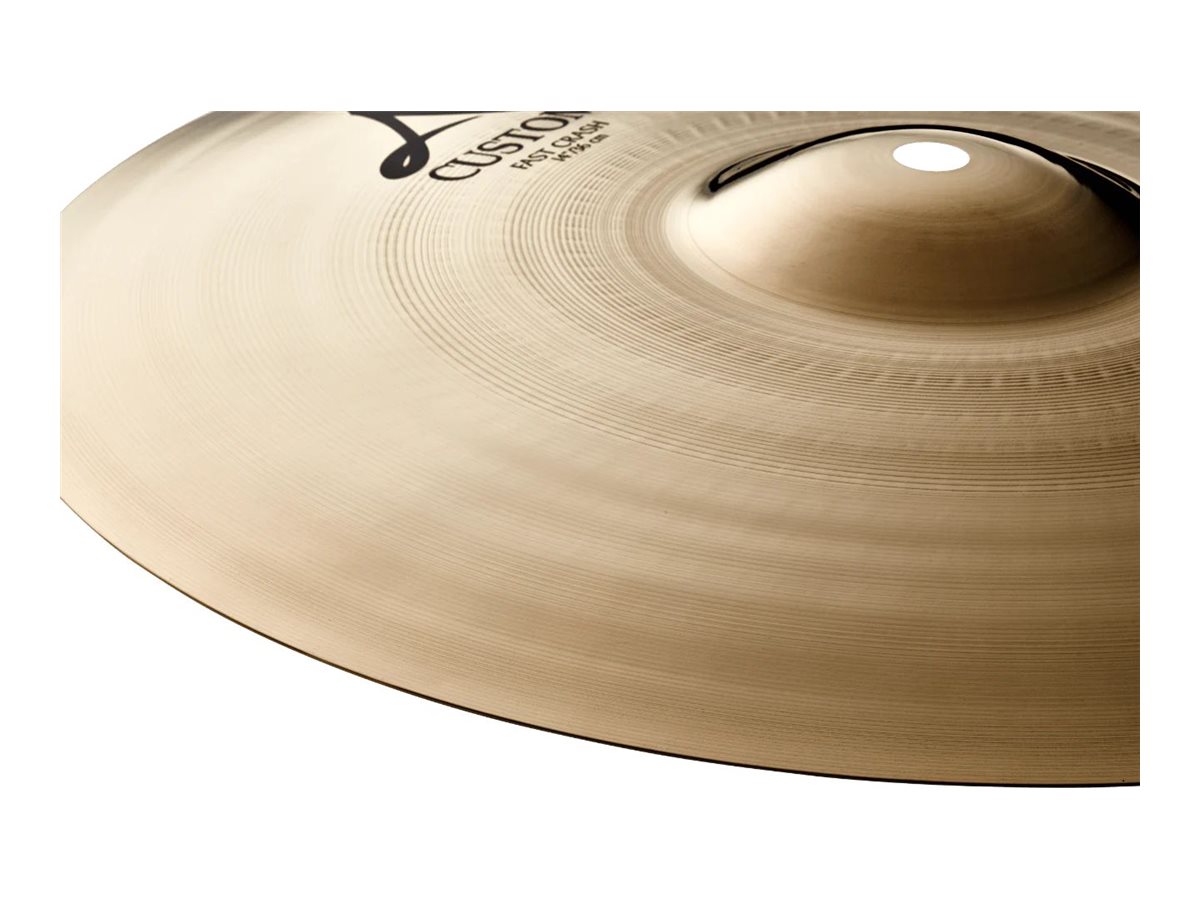 Zildjian 20536 14" Custom Fast Crash Cast Bronze Cymbal W/ Mid - High Pitch New