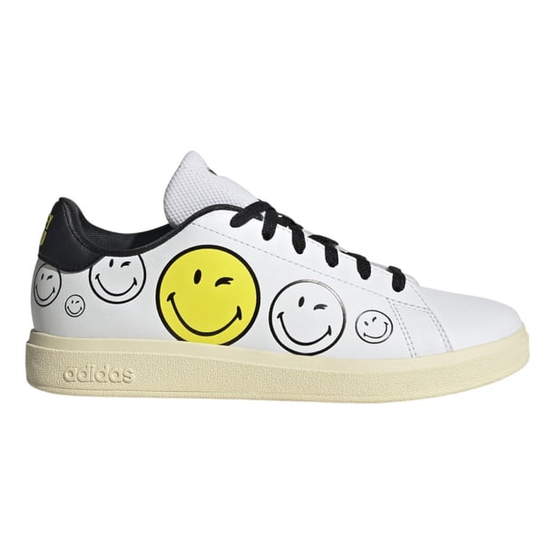 Tenis adidas Niños Juvenil Advantage Smiley J Blanco Casual blanco 24 MX
