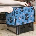 thumbnail image 2 of Toaster Cover 2 Slice, Classic Katong Cat Fish Blue Cute 2 slice Toaster Oven Cover For Kitchen Small Appliance Bread Machine Protector, Waterproof Toaster Covers 2 slice Wide Slot, 2 of 7