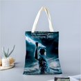 thumbnail image 2 of Percy Jackson Bolso de tela con estampado de lienzo para mujer, bolsa de compras reutilizable y estética, con cremallera interior, regalo para mujer,38*45cm., 2 of 6