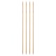 thumbnail image 1 of Uxcell 4Pcs Agujas de Tejer de Bambú de Punta Doble Tamaño US 9(5.5mm) Carbonizado 14 pulgadas(36cm) Rectas para DIY Creativo Hecho a Mano, 1 of 6