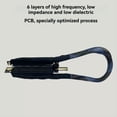 thumbnail image 4 of PCIE 5.0 X16 Graphics Card Extension Cable Silver-Plated PCI-E GEN5 64GT/S Adapter for Enhanced Server Performance 60CM, 4 of 8